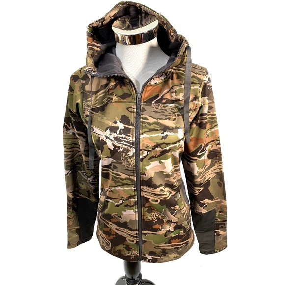 Under Armour Jackets & Blazers - Under Armour Women's Full Zip Camo Hoodie Jacket